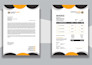 design an editable ms word letterhead and a modern logo